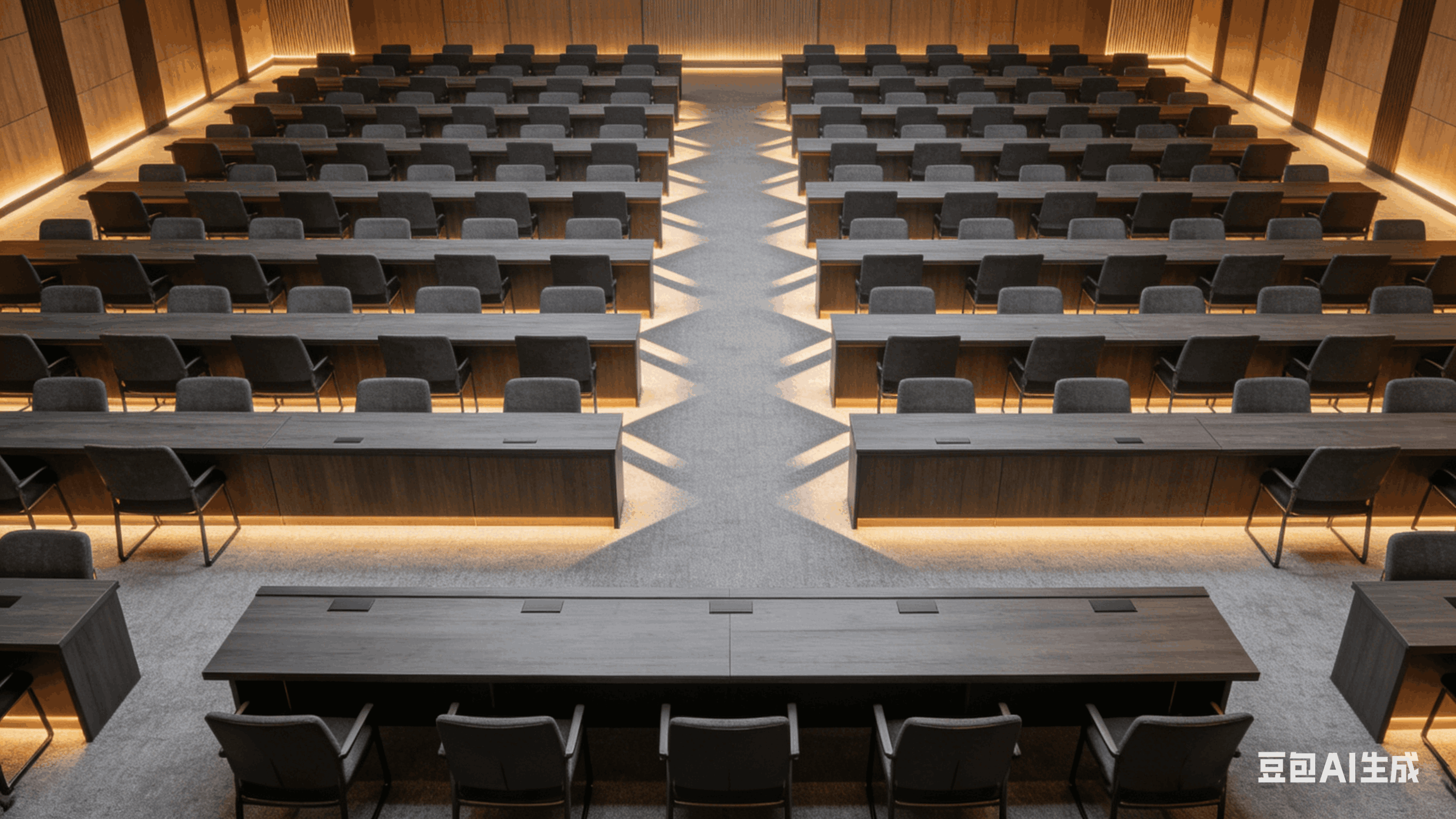 500人课桌式会场，超大空间，企业千人培训首选